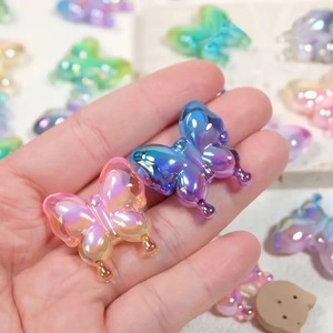 ลูกปัดอะคริลิคเคลือบสี UV ลายดอกไม้ 3 มิติ สำหรับตกแต่งปากกา ขายส่ง - Product Image 6