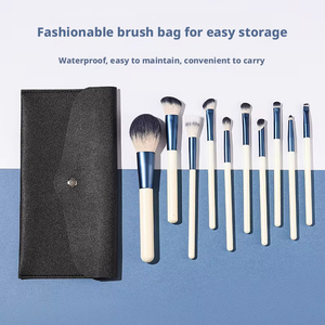 Nuevo Set de 10 Brochas de Maquillaje Profesionales Guofeng Azules, Portátiles, <span class=keywords><strong>con</strong></span> Mango de Plástico y Pelo Sintético, para Sombras de Ojos y Maquillaje Facial - Product Image 4