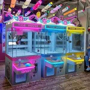 メーカー直販 ミニ デスクトップ クレーンゲーム 筐体 自動販売機 コイン式 玩具 1年保証 英語対応 金属製 - Product Image 1