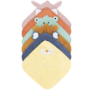 2024 nuovo piccolo animale cartone animato fazzoletto piccolo asciugamano quadrato in puro cotone asilo fazzoletto per bambini asciugamano per il viso - Product Image 2