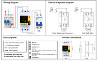 Régulateur de tension automatique 80-150A monophasé CA 1 KVA, tension réglable, protection contre les surtensions, sous-tensions et surcharges, protection contre la surchauffe
