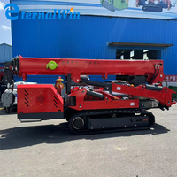 Mini grue araignée hydraulique sur chenilles 8t avec nacelle plateforme aérienne