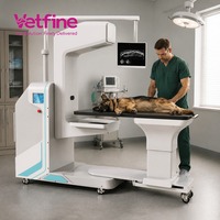 Scanner CT vétérinaire mobile, imagerie numérique 3D, équipement de diagnostic vétérinaire, commande par écran tactile, unité mobile sur roues pour utilisation en clinique
