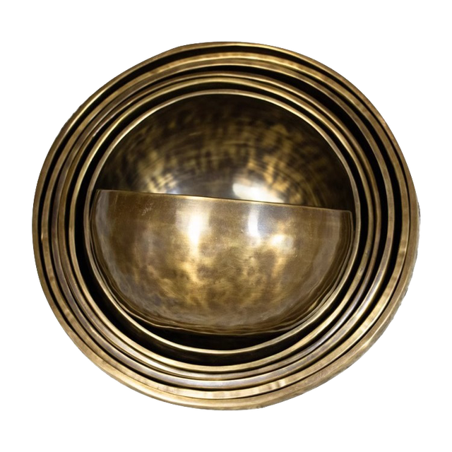 Handmade Nepal Singing Bowl for Yoga and Meditation Mantra Sound Healing Bowl Set