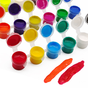 Vollständig Anpassbares <span class=keywords><strong>Wingart</strong></span> Hochwertiges 4,5ml Acrylfarben-Set 18 Töpfe mit Feinem Pinsel auf Blisterverpackung für Kunstbedarf - Product Image 5