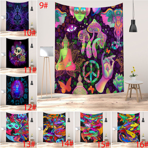 100% Polyester Vải Ấn Độ Mandala Hippie boho in tấm thảm treo tường & trang trí nội thất Chakra Tường Vải Yoga Thảm tấm thảm - Product Image 3