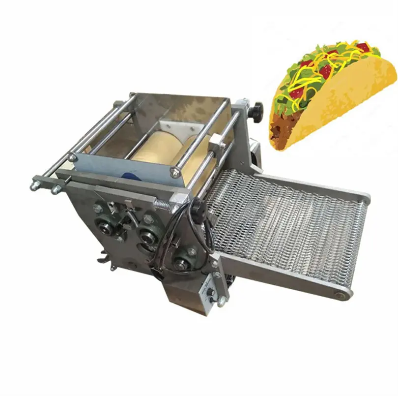 Venda quente Máquina De Tortilha De Milho Popular Tabletop Tortilla De Milho Automático Que Faz A Máquina De Processamento De Tortilha De Farinha De Milho