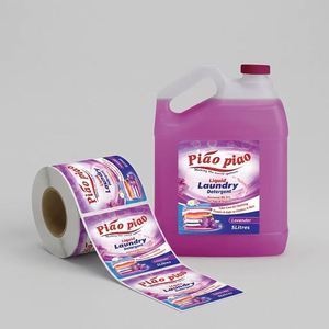Etiquetas de Botellas de Suavizante de Telas Mágicamente Impresionantes, Etiquetas Rectangulares de Papel Autoadhesivas en Rollo, Reciclables, para Empaquetado Doméstico - Product Image 2