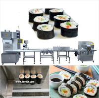 Ligne de production de sushis entièrement automatique haute efficacité Hengyuan, machine à faire des sushis commerciale, ensemble complet certifié CE, 2000-8000 pièces/heure