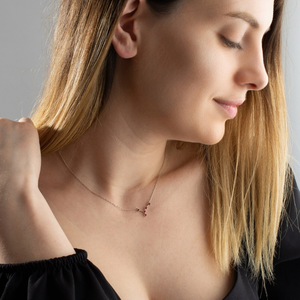 Nuevo diseño Premium Birthstone collar <span class=keywords><strong>de</strong></span> constelaciones del zodiaco 18K chapado en oro <span class=keywords><strong>de</strong></span> acero inoxidable collar del zodiaco joyería astrología - Product Image 6