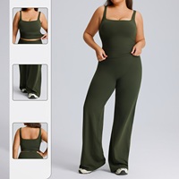 Ensemble de fitness 2 pièces pour femme, vêtements de sport respirants, grandes tailles, tenue d'entraînement, ensembles de gym