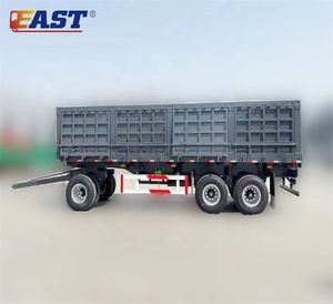Remolque con plataforma giratoria de 20 pies y 30 toneladas, barra de remolque con contenedor plano, remolque completo a la venta, Tailandia - Product Image 4