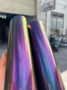 TOPSEE – film vinyle <span class=keywords><strong>super</strong></span> brillant motif <span class=keywords><strong>licorne</strong></span> céleste, film de couleur changeante pour voiture avec doublure en plastique PET - Product Image 2