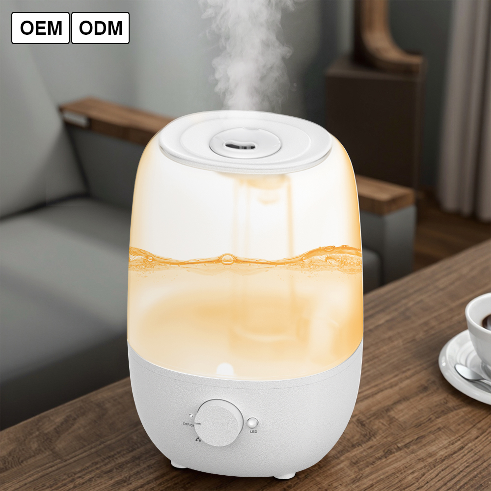 RUNAL 2L Top Fill Electric Plastic Ultrasonic Humidifier Aromatherapy Color Changing LED Night Light Quiet (<36dB) Household