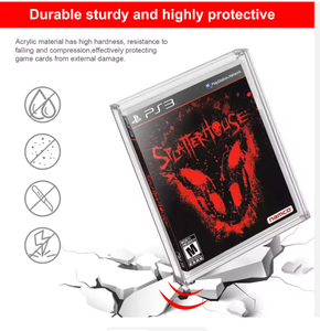 Estuche de exhibición apilable, transparente, clásico, de acrílico hecho a mano para videojuegos, para discos de consolas PS5 y <span class=keywords><strong>Switch</strong></span>. - Product Image 3