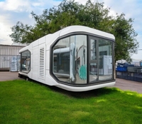 KT Luxury Space Capsule Maison préfabriquée Villa personnalisée Maison moderne pour hôtel appartement ou chambre à coucher Portable Sun Room