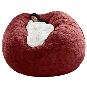 Neuer weicher Memory Foam Sitzsack großer Stuhl mit Bohnen gefüllt Wohnzimmer Sitzsack Bett
