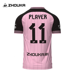 יצרני חולצת כדורגל מותאמת אישית חולצת כדורגל רקמה באיכות גבוהה חולצת מדים לכדורגל רטרו עם לוגו לגברים - Product Image 2