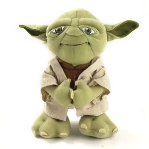 22cm Yoda peluş oyuncak yumuşak bebek dolması film bebek Yoda oyuncaklar karikatür Peluche bebek çocuklar için doğum günü hediyeleri