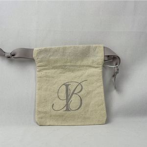 High Quality Cotton <b>Drawstring</b> Bag Natural Color Durable Canvas <b>Pouch</b> Bag Reusable Dust <b>Drawstring</b> <b>Pouch</b> - Product Image 6