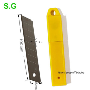 Cuchillo de hoja 18 MM Mango de agarre más grande con <span class=keywords><strong>2</strong></span> cuchillas adicionales Cuchillo de corte - Product Image 6