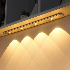 Wireless Ultra sottile sensore di movimento armadio da cucina e luci di stoccaggio ricaricabili guardaroba luci notturne per la casa di illuminazione interna