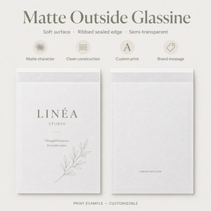 Op maat gemaakte logo matte glassine kledingverpakkingszakken, kledingfabrikant verpakkingsprogramma, groothandel en op maat gemaakte bestellingen - Product Image 3