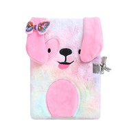Hochwertiges A5 Hardcover-Notizbuch für Kinder Nettes Hunde plüsch journal Stilvolle Büro-oder Studenten geschenk hülle