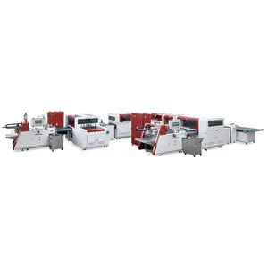 Arch File Folder Making Machine With Inner PaperLining Pasting And Cover Making