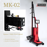 Imprimante à jet d'encre UV automatique 3D haute définition Friankor MK02 I1600/DX7 2880 Résolution pour impression murale intérieure/extérieure
