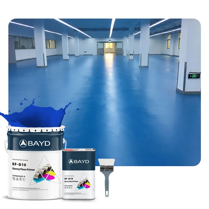 Factory Direct Two-Component Epoxy Resin Oil Paint for Concrete Floors Special Cement Floor Coating for Spray Brush Application