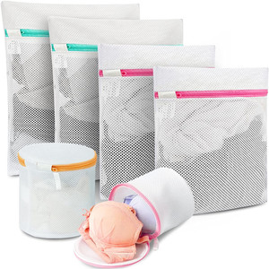 Bolsa de lavandería de malla duradera, bolsa de lavado de sujetador, <span class=keywords><strong>cesta</strong></span> de lavado para lencería, ropa interior, logotipo personalizado delicado, poliéster - Product Image 3
