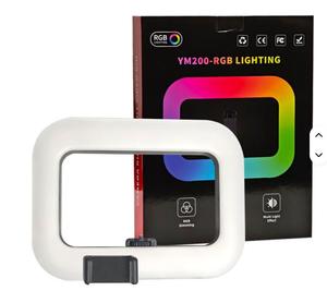 Kit vidéo pour smartphone <span class=keywords><strong>avec</strong></span> lumière, batterie 8000 mAh, LED RGB portable, idéal pour la caméra, <span class=keywords><strong>TikTok</strong></span>, YouTube, le maquillage et le vlogging - Product Image 1
