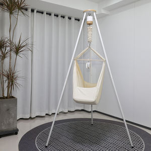 Trípode de soporte para <span class=keywords><strong>hamaca</strong></span> de bebé de 3 patas portátil de diseño europeo, marco de Metal multifuncional para Columpio de cuna interior/exterior - Product Image 6