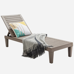 Mobilier de <span class=keywords><strong>jardin</strong></span> Chaise longue de <span class=keywords><strong>jardin</strong></span> en bois et <span class=keywords><strong>plastique</strong></span> Chaise longue de plage en <span class=keywords><strong>plastique</strong></span> - Product Image 1