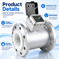 Compteur d'eau électromagnétique haute précision IP68, précision ±1%, débitmètre magnétique intelligent, batterie 15 ans, enregistreur de données 4 bandes