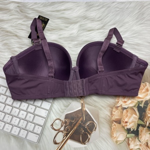 Reggiseno Balconette Sexy da Donna con Mezza Coppa, Coppe Grandi, Tinta Unita, con Ferretto, Push-up, OEM - Product Image 2