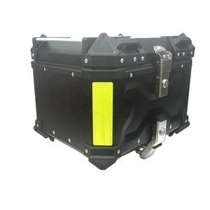 Malaysia Hot Sale 45L Aluminum Black Durable Waterproof CNC Motorcycle Tail Box