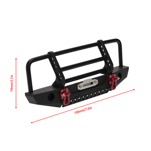 Z-art — pare-choc avant réglable en métal pour voiture d'escalade, décoration de chenille Traxxas <span class=keywords><strong>TRX4</strong></span>, Axial SCX10 1/10, 90046 - Product Image 6