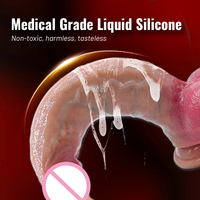 CY-03 Godemiché souple et réaliste en silicone, plug anal, pénis érotique avec ventouse, jouets sexuels pour femmes 310g