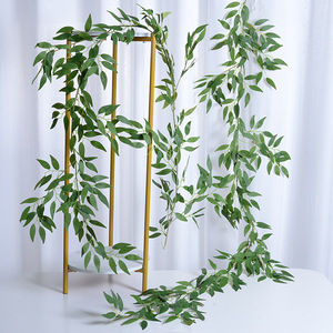 Feuilles de saule artificielles en soie, 100-200 cm, pour décoration de mariage et d'intérieur - Product Image 1