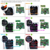 Repuesto de Botones D-pad, R1, L1, R2, L2, Gatillos y Botones Faciales en Cromo Plateado, Juego Completo para Control de PS5 BDM-030/040/050/060