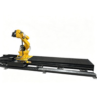 Robot à 7 axes avec guidage linéaire, rail de déplacement, moteur/PLC/engrenage, soudage personnalisé, manutention et chargement/déchargement, machine CNC