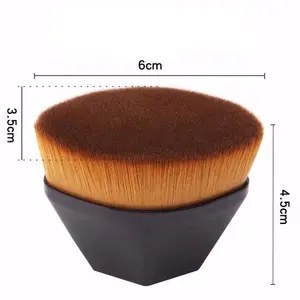 Good Quality Flat Brush Synthetic Flat Oval Foundation Brush Special Body Face Foundation Brush