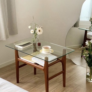 Bán buôn số lượng lớn ngoài trời Patio Vòng Kính bàn ăn cà phê Tempered Glass bảng với ô lỗ - Product Image 5