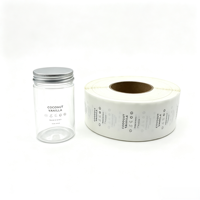 Étiquettes adhésives personnalisées en papier kraft transparent et imperméable pour l'emballage des produits de soin de la peau, des soins corporels et des pots de shampoing - Autocollants imprimés