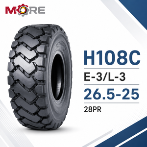 Neumático OTR 26.5-25 E3/L3 H108C 28PR Z para Maquinaria de Movimiento de Tierras, Motoniveladoras y Equipos de Construcción, Neumático Sin Cámara de Alta Resistencia - Product Image 4