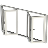 Ventana Plegable Horizontal con Perfil de Rotura Térmica, Multicavidad, Hermética, Eficiente Energéticamente y Resistente a Tormentas