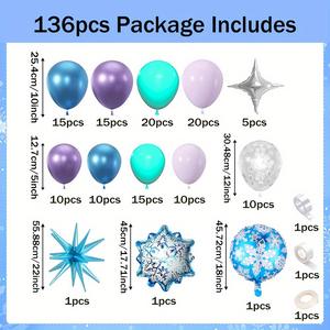 Kits de ballons de guirlande en latex thème d'<span class=keywords><strong>anniversaire</strong></span> congelé pour la décoration de fête d'<span class=keywords><strong>anniversaire</strong></span> de fille en gros - Product Image 6