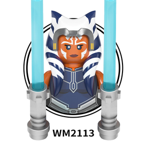WM Space <span class=keywords><strong>Wars</strong></span> Javas Ahsoka Mandalorian Yoda Boba Fett <span class=keywords><strong>Luke</strong></span> <span class=keywords><strong>Skywalker</strong></span> Shoretrooper Rey Mini Blocs de construction à collectionner pour enfants Jouets - Product Image 5
